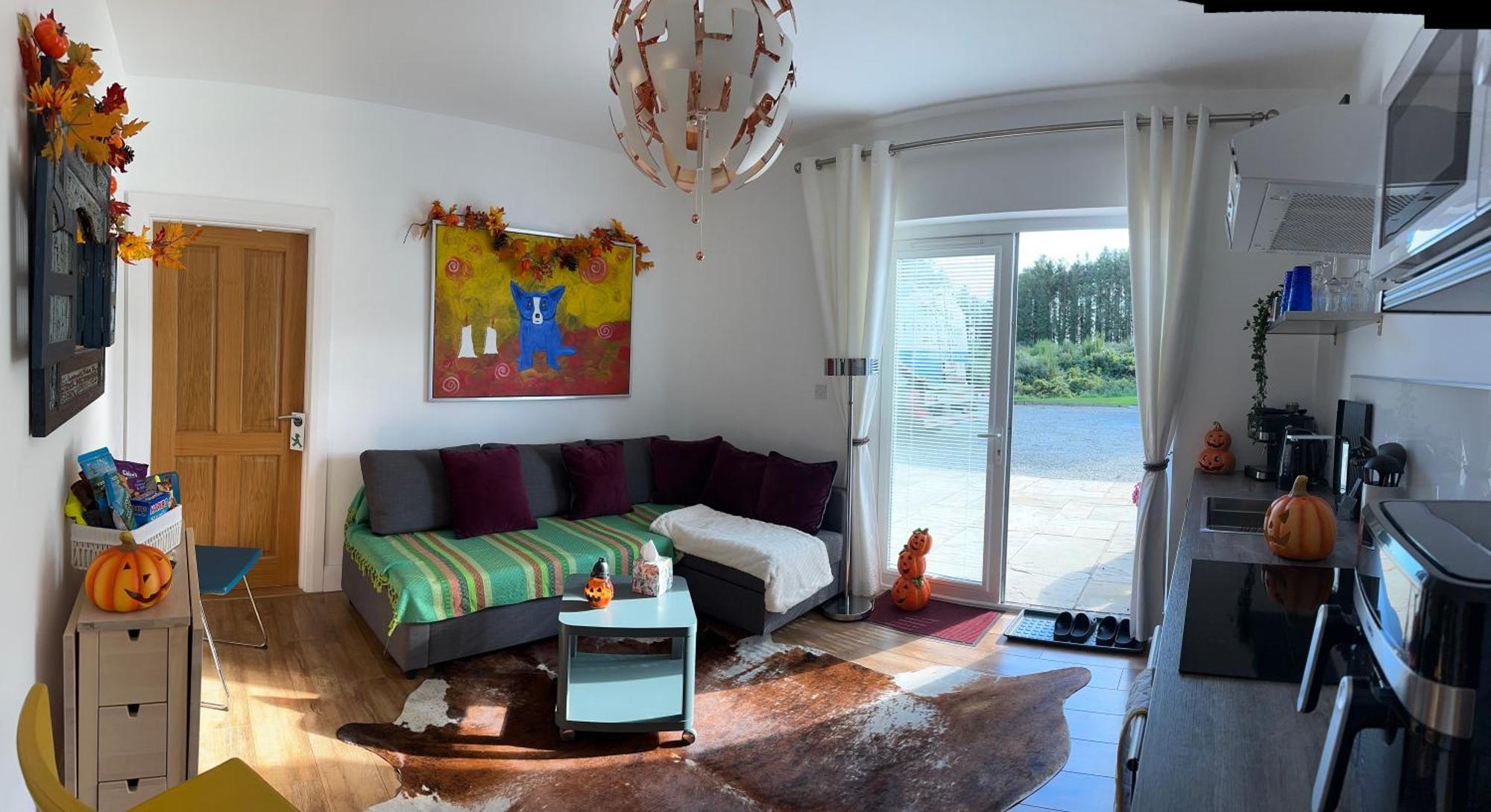 Forest Path Luxury Studio Apartment With Large Bedroom Bathroom And Sauna Sleeps Up To 4 Ballynahinch エクステリア 写真